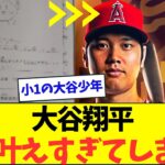 大谷翔平、少年時代の夢を叶えすぎてしまうww