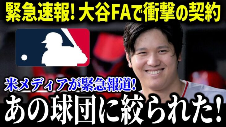 大谷の契約交渉完了⁉たった1チームだけが大谷の条件を満たし、衝撃の結末へ【海外の反応/MLB/メジャー/野球】