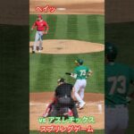 〜大谷翔平選手のナマ声「ヘイッ」〜スプリングゲーム2023 #大谷翔平 #エンジェルス