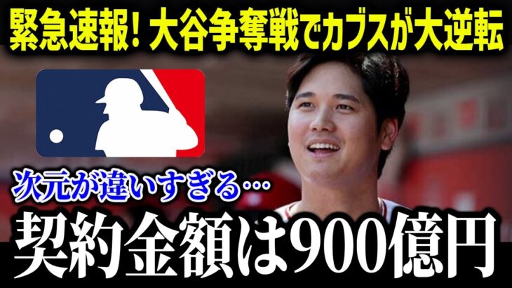 大谷翔平のFA移籍争奪戦で米メディアが一斉報道「カブス逆転」異次元過ぎる契約金に米国激震！【海外の反応/MLB/メジャー/野球】