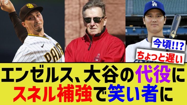 エンゼルス、大谷の代役にスネルを補強調査しバカにされてしまう【なんJ プロ野球反応】