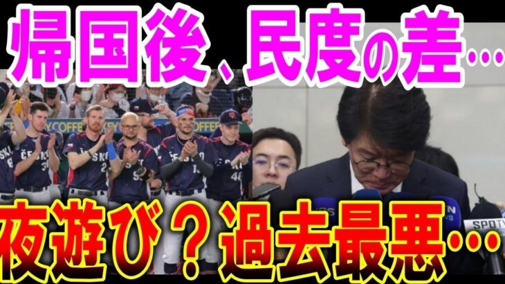 【海外の反応】【WBC】帰国後の差が違い過ぎた「チェコ代表」と「韓国代表」感動とリスペクトに対して猛批判、泳いで帰ってこい【ゆっくり解説】