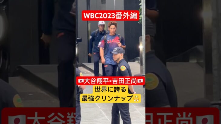 【WBC2023番外編】 大谷・吉田の最強クリンナップ#mlb #wbc #大谷翔平 #吉田正尚 #侍ジャパン #2023 #shorts