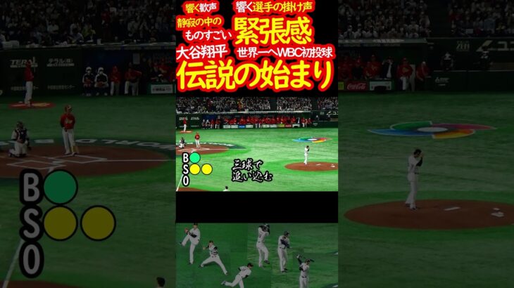 大谷翔平 WBC2023 世界一の伝説へ向けたスタート #shorts