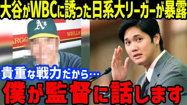 大谷翔平が「監督に話してみます」と秘密裏にWBCに誘った日系大リーガーが秘話を暴露し一同驚愕…中村悠平が語る佐々木朗希との違いやドジャース移籍がMLB復興にもたらす多大な影響も【海外の反応/MLB】