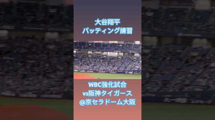 【大谷翔平】バッティング練習の様子 #shoheiohtani #デコピン #野球 #baseball