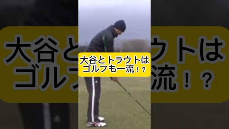 大谷翔平とトラウトはゴルフも一流だった！？