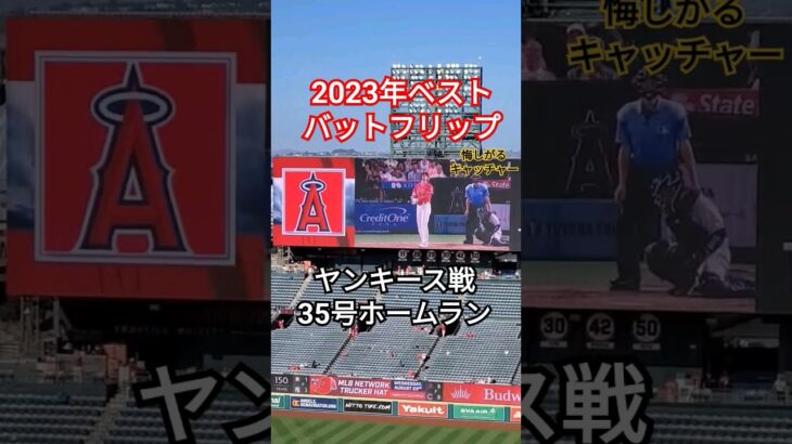 【大谷翔平選手】2023年ベストバットフリップ1位に輝く #大谷翔平 #shoheiohtani #バットフリップ