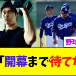 大谷「開幕まで待てない」ド軍最速キャンプイン【なんJなんG反応】