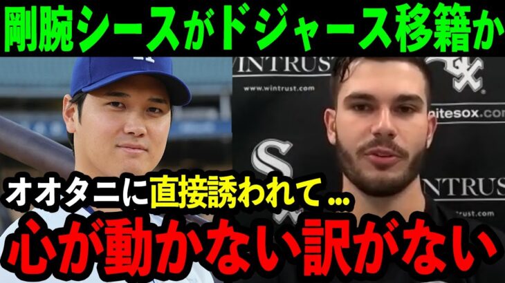 【大谷】ディラン・シースがドジャースへ移籍確定？大谷の勧誘に本音爆発「彼に誘われたら誰だって心動かされるよ」サイヤング級右腕の移籍に米国で驚愕の声【海外の反応/MLB/野球】