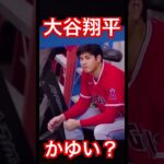 【MLB】手がかゆい？大谷翔平 #大谷翔平 #mlb #shoheiohtani #wbc #侍ジャパン #angels #dodgers #mvp #エンゼルス