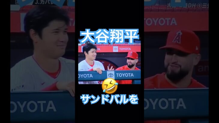 【MLB】大谷翔平に叩かれて嬉しそうなサンドバル #大谷翔平 #shoheiohtani #mlb #mvp #wbc #angels #dodgers #侍ジャパン #エンゼルス