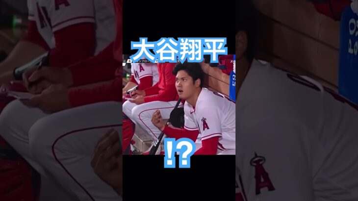 【MLB】何かに気づいてハッとする大谷翔平 #大谷翔平 #shoheiohtani #mlb #mvp #wbc #angels #dodgers #侍ジャパン #エンゼルス