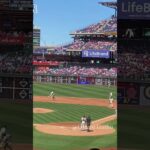 大谷翔平選手、フィリーズの球場でのツーベース。Shohei Ohtani, a double vs Phillies game, Citizens Bank Park #shoheiohtani