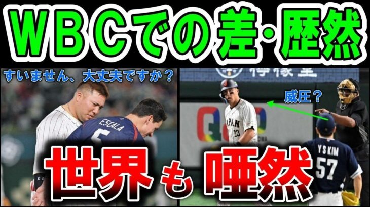 【海外の反応】【WBC】デッドボール後の対応の差が違いすぎた…日本と韓国とチェコの違いに世界が驚いた!!