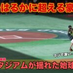 これぞ日本代表監督！想像をはるかに超えたもの凄い始球式！WBC球場がどよめく豪速球！