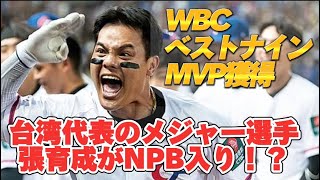 【WBCベストナイン＆MVP選手が日本に！？】張育成のNPB移籍の可能性を考察！