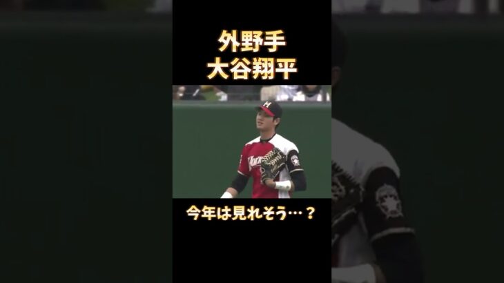 【大谷翔平】外野手大谷翔平、今年は見れる？【日本ハムファイターズ】#shorts #プロ野球