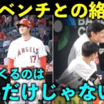 大谷翔平に絡んでくるのは野手だけじゃない！相手ベンチとの絡み集！【現地映像】エンゼルス・ドジャース