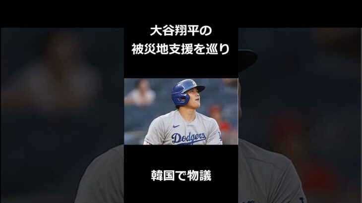 大谷翔平韓国で物議！？ #野球 #プロ野球 #メジャーリーグ #大谷翔平 #ドジャース