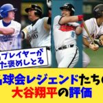 【2024年最新】名球会レジェンドたちの大谷翔平の評価【なんJ プロ野球反応集】【2chスレ】【5chスレ】