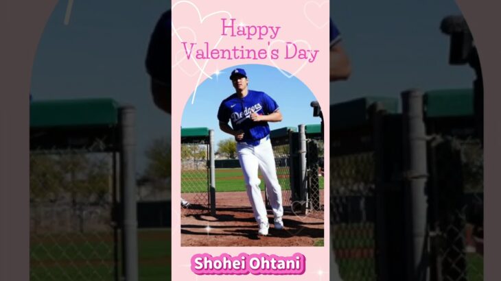 大谷翔平キャンプ6日目初ドジャーブルーのユニフォームよく似合ってます😊Happy Valentine’s Day💙 #shorts #dodgers #ohtanishohei #mbl