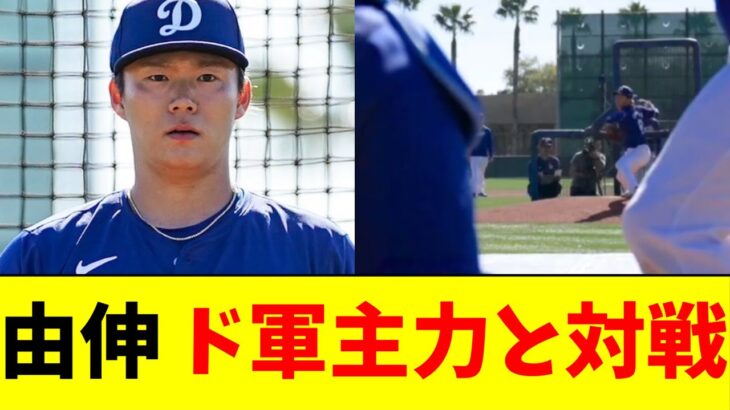 山本由伸、ライブBPに登板し、フリーマンやベッツらドジャース主力選手と対戦