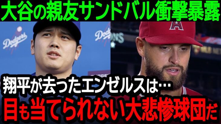 大谷の親友サンドバルがエンゼルスの衝撃的な内情を暴露「翔平が去ったエンゼルスは…目も当てられない大悲惨球団だ」【海外の反応/MLB/野球】