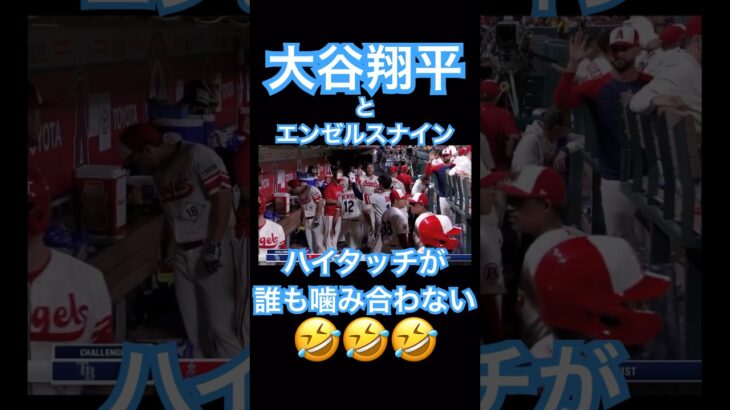 【MLB】ハイタッチが誰ともできない大谷翔平とエンゼルスナイン #大谷翔平 #shoheiohtani #mlb #mvp #wbc #angels #dodgers #侍ジャパン #エンゼルス