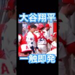 【MLB】肩がぶつかり一触即発の大谷翔平 #大谷翔平 #shoheiohtani #mlb #mvp #wbc #angels #dodgers #侍ジャパン #エンゼルス