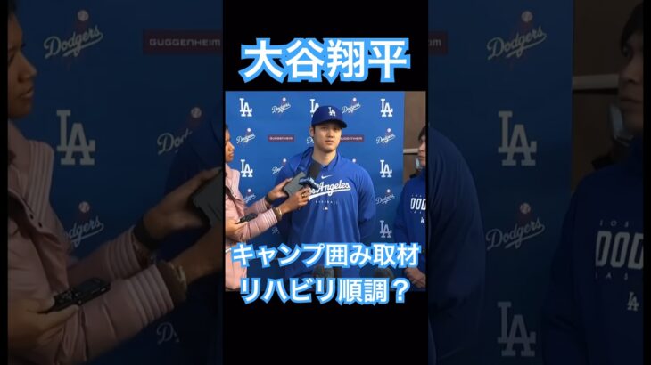 【MLB】ドジャース大谷翔平囲み取材、リハビリについて語る #大谷翔平 #shoheiohtani #mlb #mvp #wbc #angels #dodgers #侍ジャパン #エンゼルス