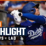 【大谷翔平 ドジャースデビュー戦でホームラン！】MLBスプリング・トレーニング ホワイトソックス vs ドジャース 試合ハイライト 2.28