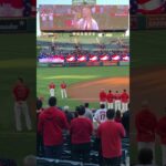 大谷翔平MLB1年目のエンゼル・スタジアム・オブ・アナハイムNational Anthem of USA（国歌斉唱）