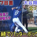 ２日連続でバッターボックスに…立ってるだけ！【大谷翔平選手】実戦感覚を慣らす～キャンプ７日目～Shohei Ohtani 2024 Live BP Spring Training Day ７