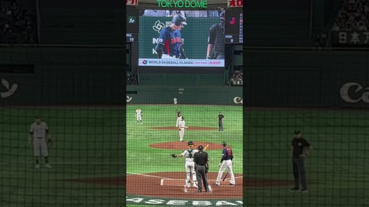 WBC大谷選手　オーストラリア戦　第一打席