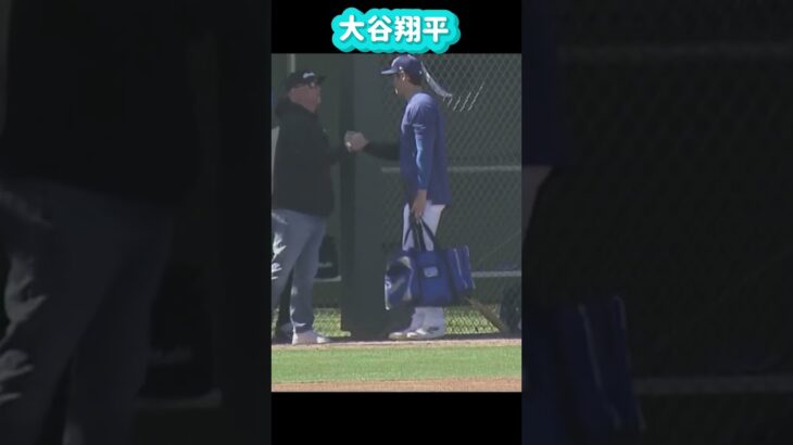 大谷翔平と別れを惜しむネビンさん🥺#shorts#大谷翔平現地映像 #大谷翔平 #ohtanishohei #mbl #大谷翔平速報