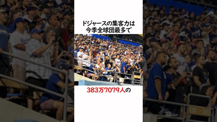 大谷翔平のせいですごいことになっているドジャースについての雑学