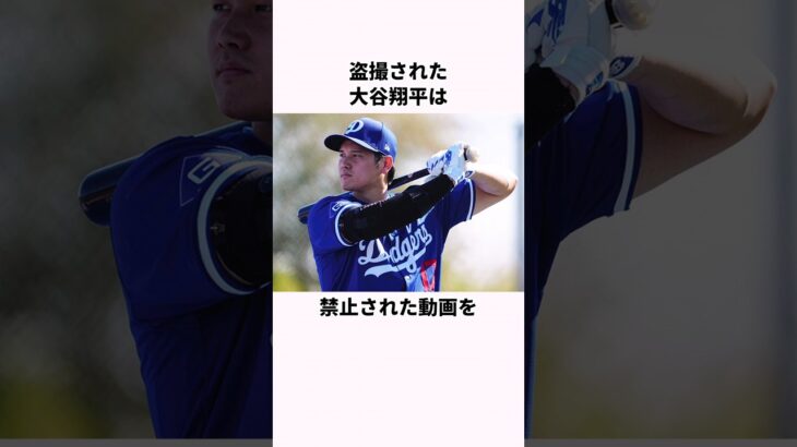 「韓国メディアに盗撮された」大谷翔平に関する雑学  #大谷翔平  #野球解説  #野球