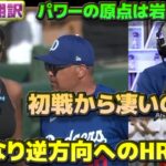 大谷翔平デビュー戦でいきなり逆方向へホームラン　あのパワーの原点は岩手にある　日本語翻訳字幕付