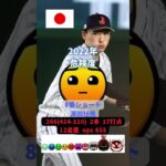 2023年WBC日本代表　全野手の成績と危険度