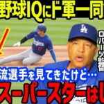 大谷翔平に「野球センスの塊だ！」とド軍・ロバーツ監督とフリーマンが驚愕した“あるプレー”に全米大興奮…ホワイトソックス戦で2安打＆初盗塁の活躍で初共演の山本由伸の発言や投球を後押し【海外の反応/MLB