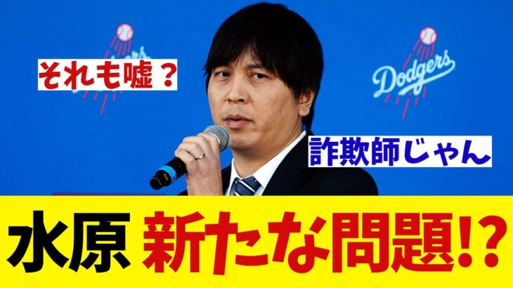 水原一平氏　違法賭博疑惑の他にも新たな問題が・・・！？【野球情報】【2ch 5ch】【なんJ なんG反応】