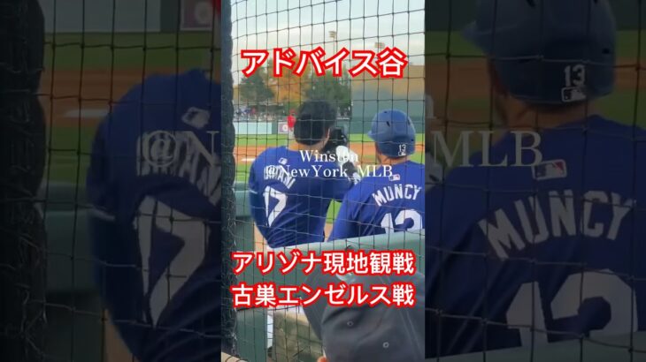 【現地観戦】大谷翔平さん古巣エンゼルス戦 3.5.2024ムンシーにアドバイス〜アリゾナ春キャンプ〜Shohei Ohtani Spring Camp