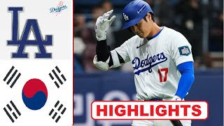 3月18日  【大谷翔平ドジャース vs 韓国代表】ハイライト＆ホームラン ~ MLBソウルシリーズ2024