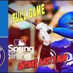 3月5日【ＭＬＢ】大谷翔平「ドジャースvs ロッキーズ」  FULL GAME  Spring Training 2024   MLB Highlights 2024