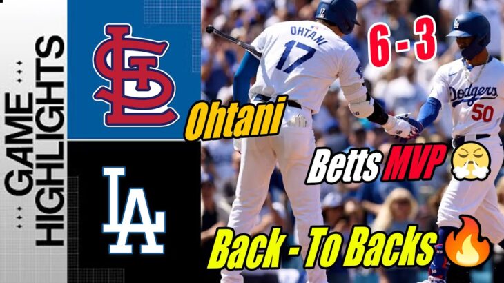 Dodgers vs Cardinals [Highlights Shohei Ohtani Back To – Backs] 03/29/24 | MLB Highlights