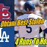 Dodgers vs Cardinals [Highlights Today] Ohtani Best Stolen Amazing Catch 03/30/24 | MLB Highlights