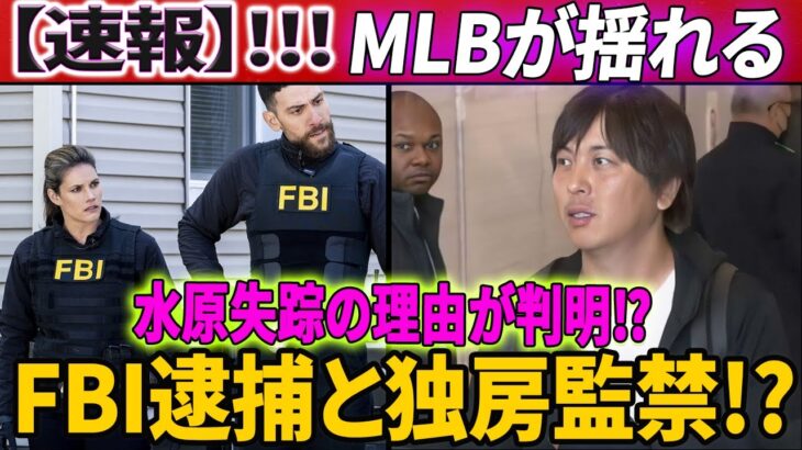 【緊急速報】水原一平が完全失踪した理由が判明⁉️ FBIは彼を逮捕し、不法賭博のスキャンダルに関する尋問のために隔離拘禁した!?