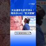 【大谷翔平】LAに巨大壁画が登場！本人許可済み　作者「目にこだわったんだ。感情と力強さを併せ持っている」｜TBS NEWS DIG #shorts