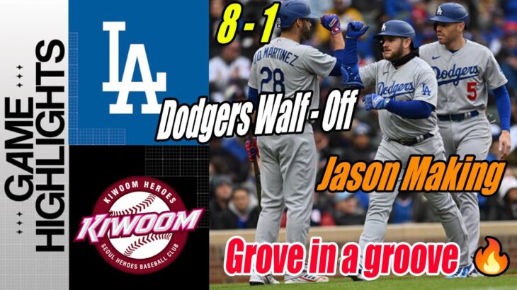 Los Angeles Dodgers vs Kiwoom Heroes Full Game Highlights Soul Series 3/16/24 | MLB World Tour 2024